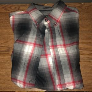 Red, Grey, and Black flannel